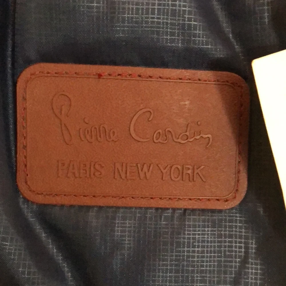 PIERRE CARDIN Navy and Red Brown Luggage/ Tote Bag- 20